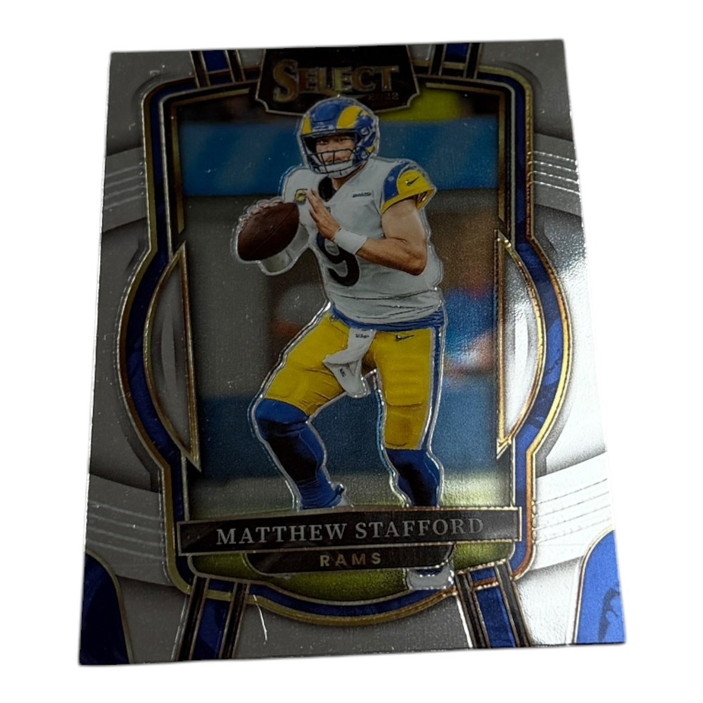 2022 Panini Select Matthew Stafford Los Angeles Rams Club Level Card‎ 241 NFL